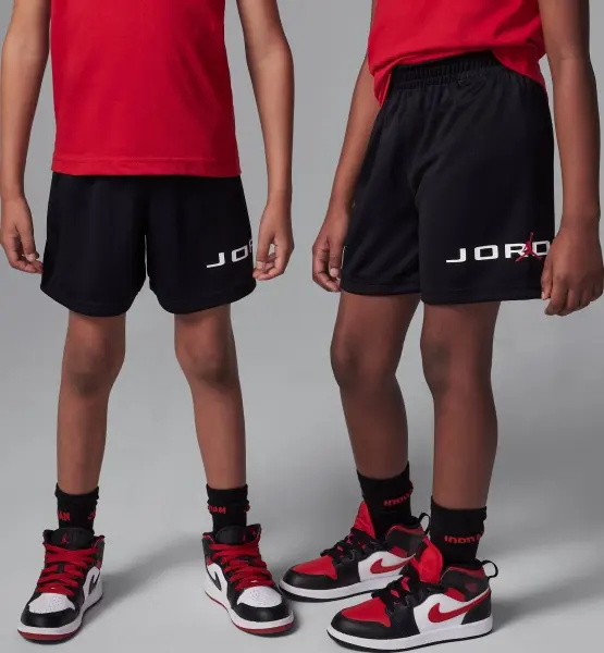 Комплект летний детский Nike JORDAN BASELINE красно-черный 85D676-023