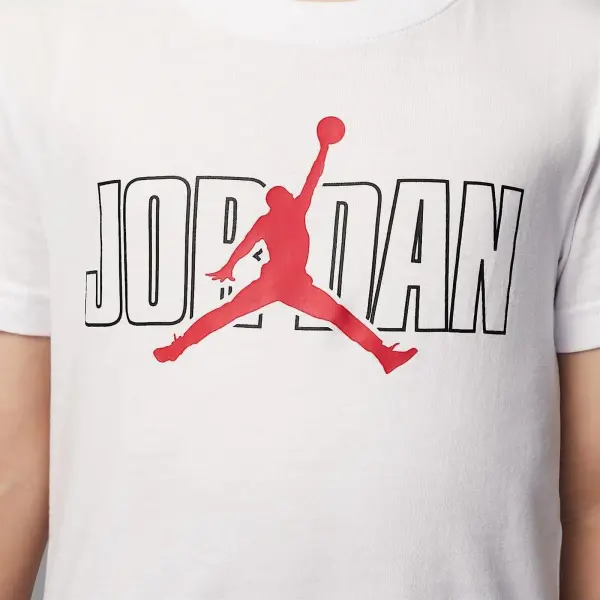 Комплект летний детский Nike JORDAN STACKED MIXED SET бело-красно-черный 85D767-R78
