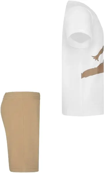 Комплект літній дитячий Nike JUMPMAN біло-коричневий 85C138-J34