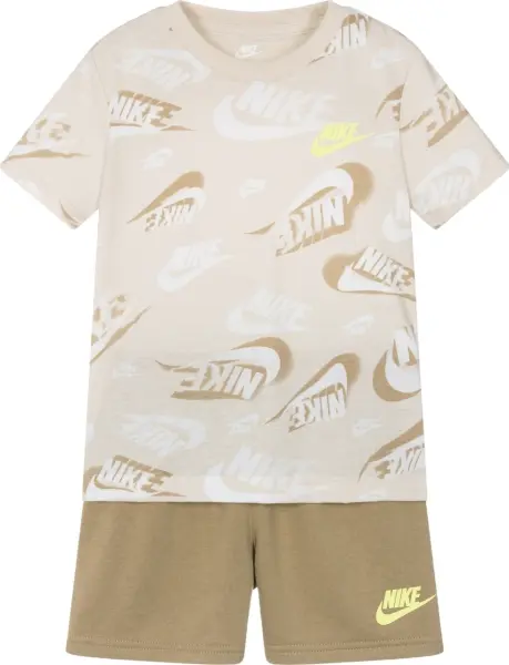 Комплект літній дитячий Nike ON THE MOVE бежево-коричневий 86M723-X3E