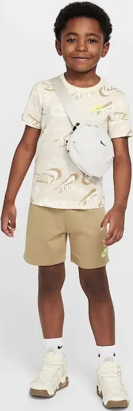 Комплект літній дитячий Nike ON THE MOVE бежево-коричневий 86M723-X3E