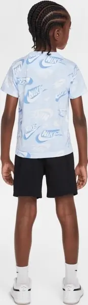 Комплект літній дитячий Nike ON THE MOVE блакитно-чорний 86M723-023