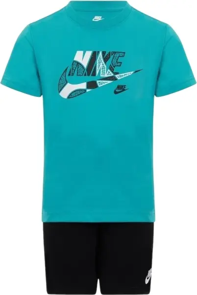 Комплект летний детский Nike OUTSIDE THE LINES бирюзово-черный 86M690-023