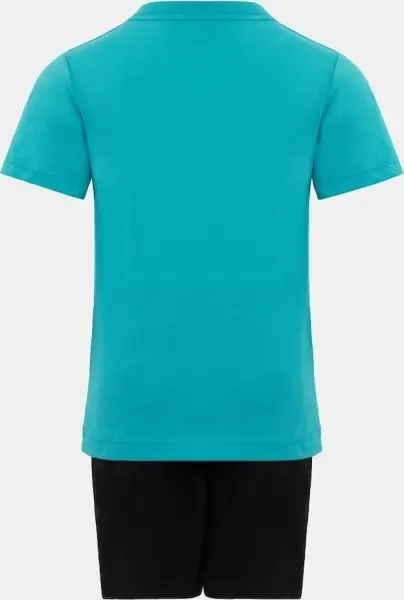 Комплект летний детский Nike OUTSIDE THE LINES бирюзово-черный 86M690-023