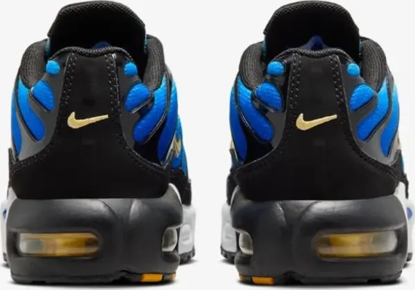 Кроссовки детские Nike AIR MAX PLUS (PS) голубо-черные FZ0023-032
