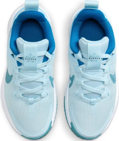 Кроссовки детские Nike STAR RUNNER 4 NN (PS) голубо-бирюзовые DX7614-404