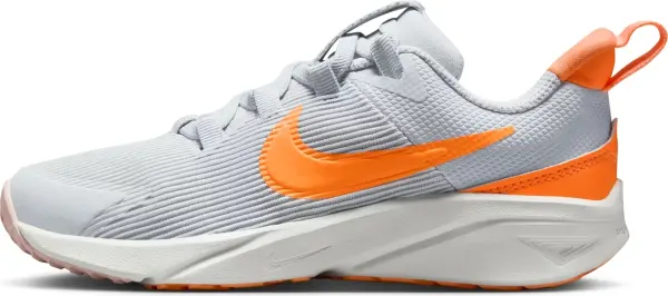 Кроссовки детские Nike STAR RUNNER 4 NN (PS) серо-оранжевые DX7614-008