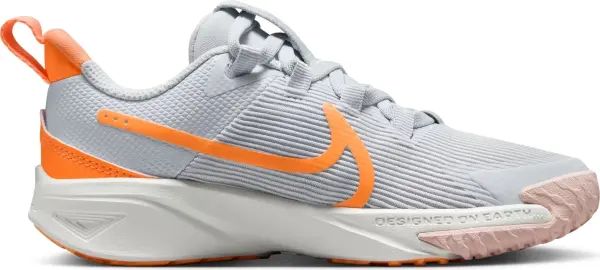 Кроссовки детские Nike STAR RUNNER 4 NN (PS) серо-оранжевые DX7614-008