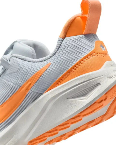 Кроссовки детские Nike STAR RUNNER 4 NN (PS) серо-оранжевые DX7614-008