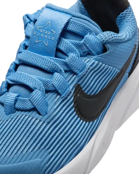 Кроссовки детские Nike STAR RUNNER 4 NN (TD) сине-черные DX7616-408