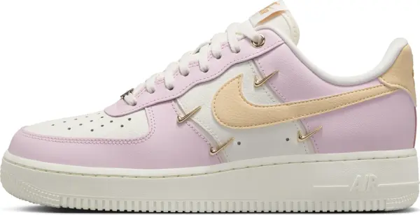 Кросівки жіночі Nike AIR FORCE 1 '07 LX світло-рожево-біло-золоті IB2574-600