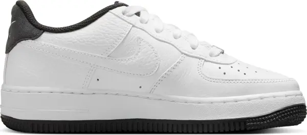 Кроссовки подростковые Nike AIR FORCE 1 LV8 (GS) бело-темно-серые HJ4560-100