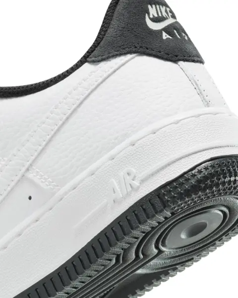Кроссовки подростковые Nike AIR FORCE 1 LV8 (GS) бело-темно-серые HJ4560-100