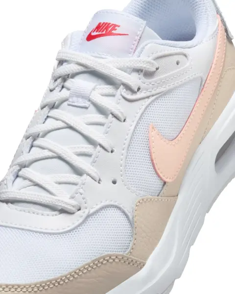 Кроссовки подростковые Nike AIR MAX SC (GS) бело-бежево-персиковые CZ5358-122