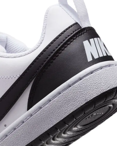 Кросівки підліткові Nike COURT BOROUGH LOW RECRAFT (GS) біло-чорні DV5456-131