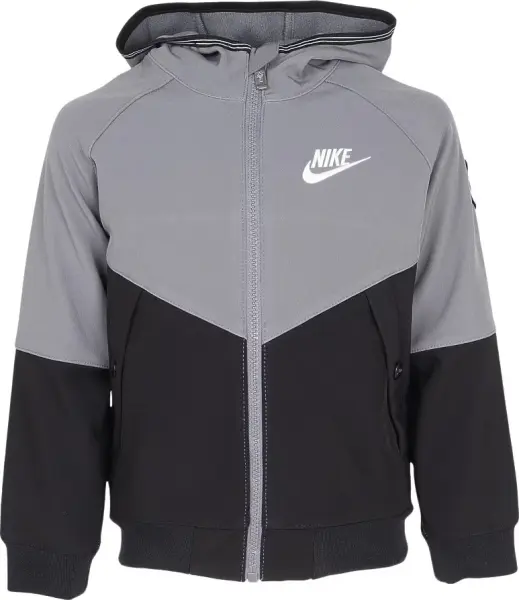 Куртка дитяча Nike FUTURA SOFTSHELL сіро-чорна 86L975-M19
