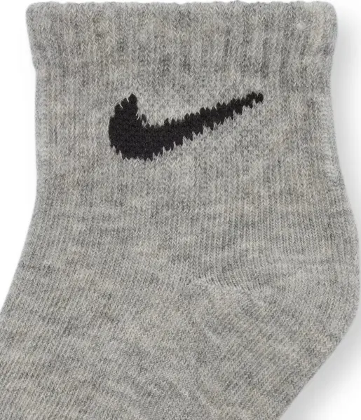 Носки детские Nike SWOOSH ANKLE SOCKS 6P белые, бежевые, серые, черные (6 пар) NN0641-G0E