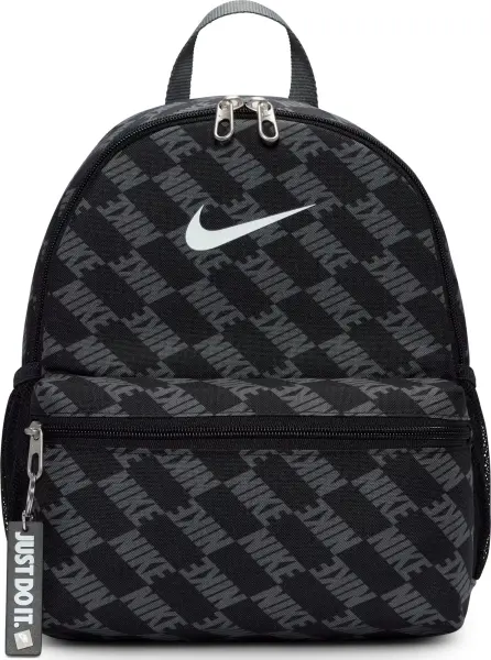 Рюкзак подростковый Nike BRASILIA JDI MINI черно-темно-серый HV6481-010
