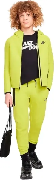 Толстовка подростковая Nike TECH FLEECE лимонная FD3285-357