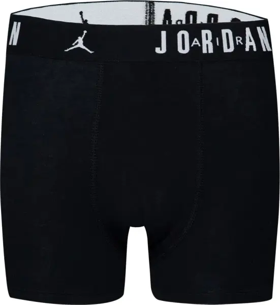 Труси (боксерки) підліткові Nike JORDAN FLIGHT COTTON COTTON BOXER BRIEFS чорні (3 штуки) 9J0633-023