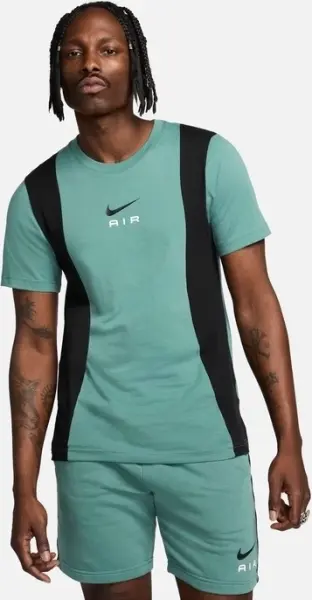 Футболка Nike AIR зелено-чорна FN7702-361