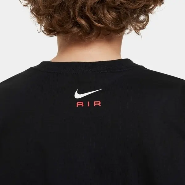 Футболка підліткова Nike AIR чорно-біло-червона FV2343-012