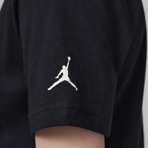 Футболка подростковая Nike JORDAN DOTS черно-белая 95D254-023