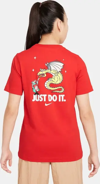 Футболка підліткова Nike SPORTSWEAR "LUNAR NEW YEAR" червона FN9616-657