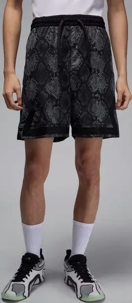 Шорти Nike JORDAN SPORT DRI-FIT MESH DIAMOND SHORTS темно-сіро-чорні HF9907-010