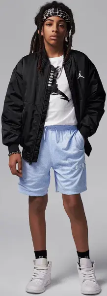 Шорти підліткові Nike JORDAN DRI-FIT BASELINE MESH блакитні 95D667-U3C