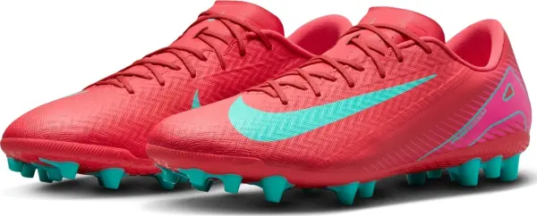 Бутси Nike MERCURIAL ZOOM VAPOR 16 ACADEMY AG червоно-рожево-бірюзові FQ8364-800