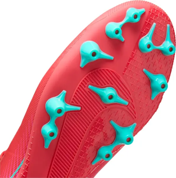 Бутси Nike MERCURIAL ZOOM VAPOR 16 ACADEMY AG червоно-рожево-бірюзові FQ8364-800