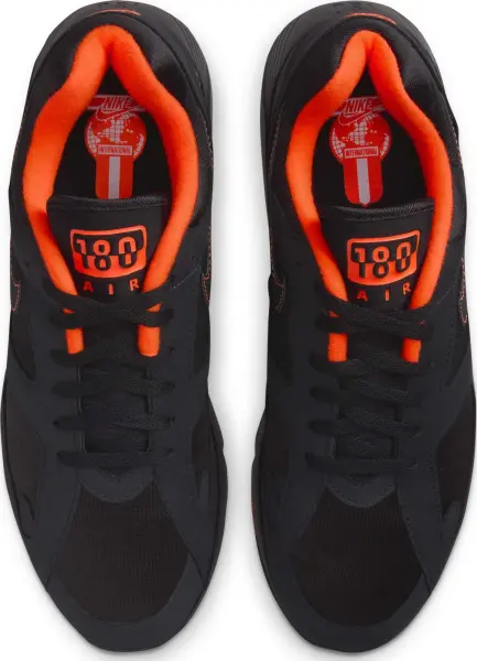 Кросівки Nike AIR 180 чорно-помаранчеві FJ9259-002