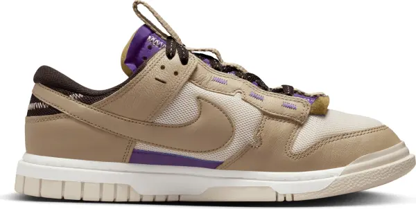 Кросівки Nike AIR DUNK JUMBO LOW бежево-фіолетові DV0821-101