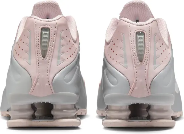 Кросівки жіночі Nike SHOX R4 світло-рожево-срібні AR3565-600