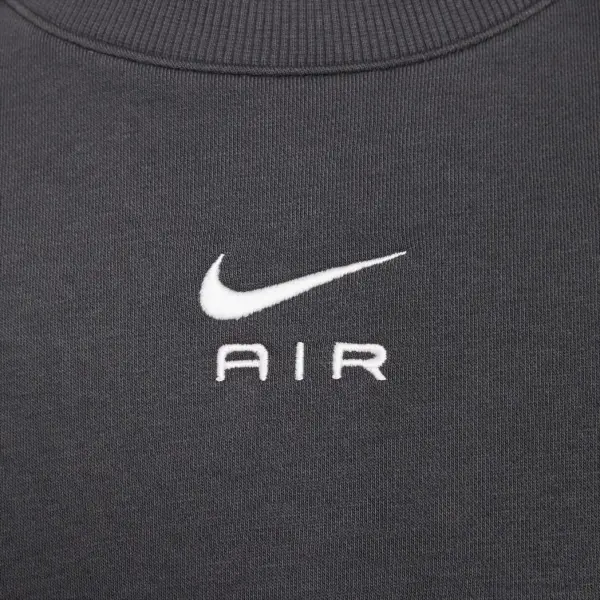 Свитшот подростковый Nike AIR CREW черно-серый FZ4956-010