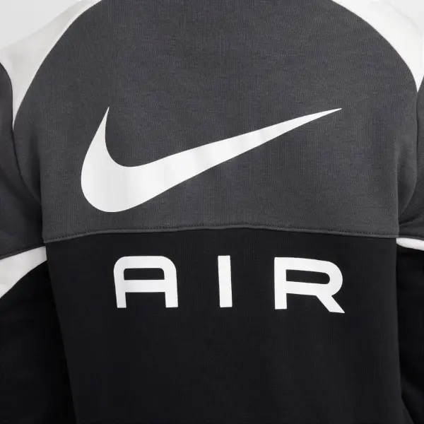 Свитшот подростковый Nike AIR CREW черно-серый FZ4956-010