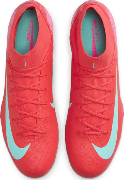 Сороконожки (шиповки) Nike MERCURIAL ZOOM SUPERFLY 10 ACADEMY TF красно-розово-бирюзовые FQ8331-800