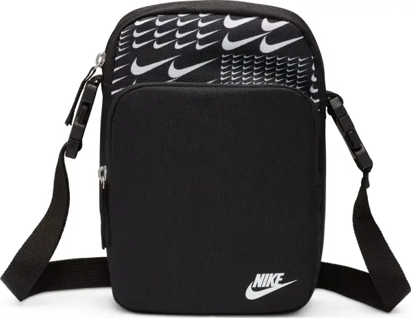 Сумка через плечо Nike HERITAGE SWOOSH GRID черная HJ8359-010
