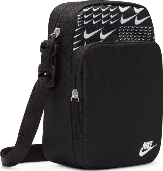 Сумка через плечо Nike HERITAGE SWOOSH GRID черная HJ8359-010