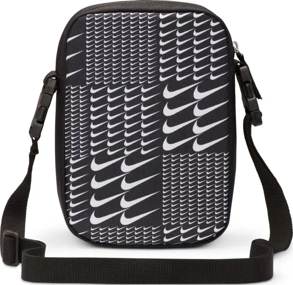 Сумка через плечо Nike HERITAGE SWOOSH GRID черная HJ8359-010