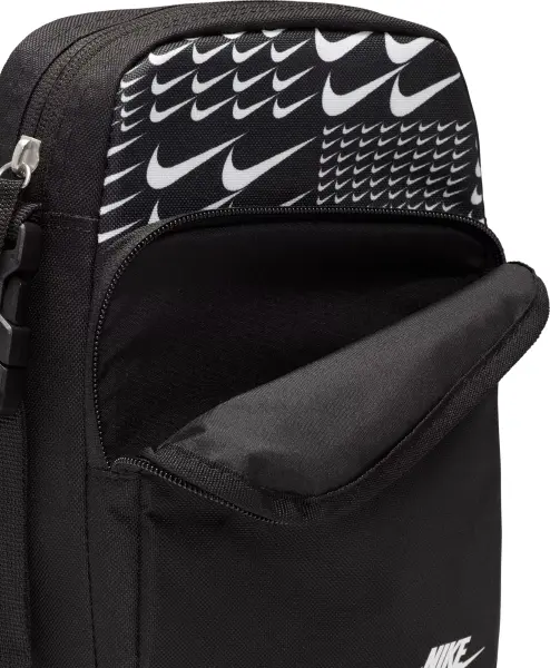 Сумка через плечо Nike HERITAGE SWOOSH GRID черная HJ8359-010