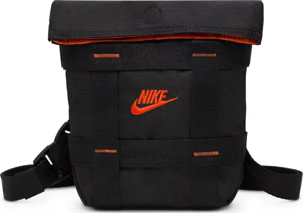Сумка через плече Nike SPORTSWEAR CARGO чорно-помаранчева HF8106-010