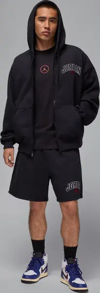 Толстовка Nike JORDAN BROOKLYN FLEECE OVERSIZED черная IB7908-010