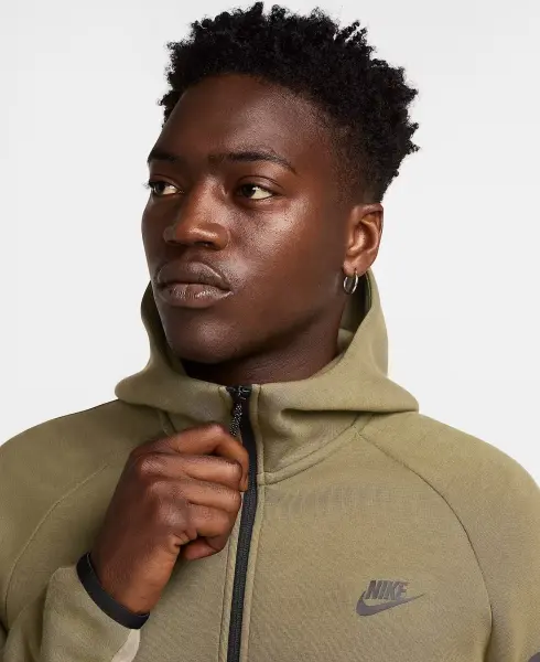 Толстовка Nike TECH FULL-ZIP WINDRUNNER HOODIE хакі HV0949-222