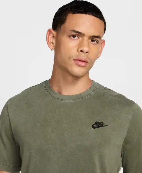 Футболка Nike SPORTSWEAR WASH оливковая HJ0732-222
