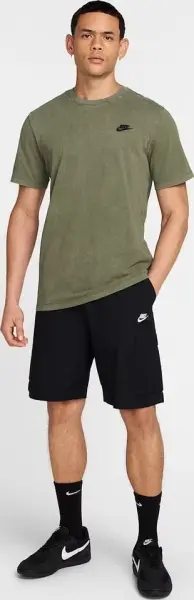 Футболка Nike SPORTSWEAR WASH оливковая HJ0732-222