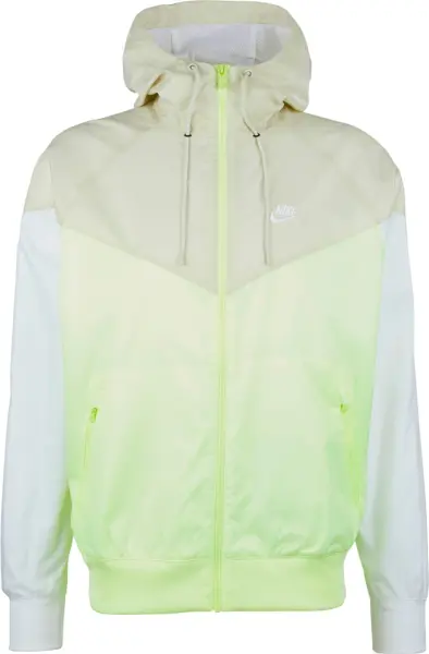 Ветровка Nike SPORTSWEAR WINDRUNNER HOODED JACKET салатово-бежево-белая DA0001-701