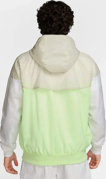 Ветровка Nike SPORTSWEAR WINDRUNNER HOODED JACKET салатово-бежево-белая DA0001-701