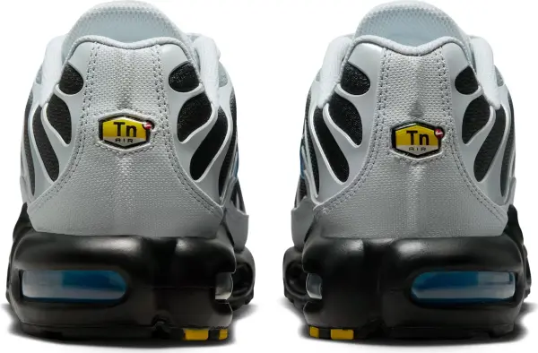 Кроссовки Nike AIR MAX PLUS бело-черно-голубые DM0032-015